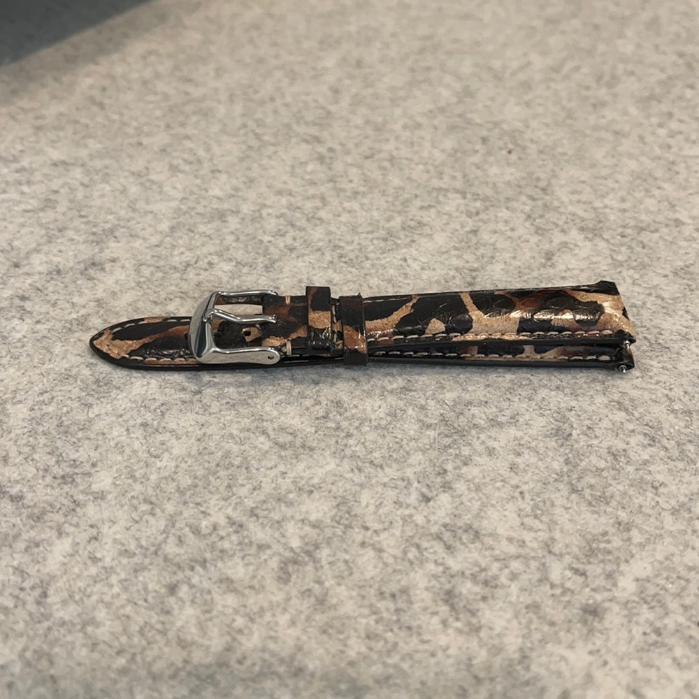 Brand NEW 18MM Snakeskin Michele Watch Strap